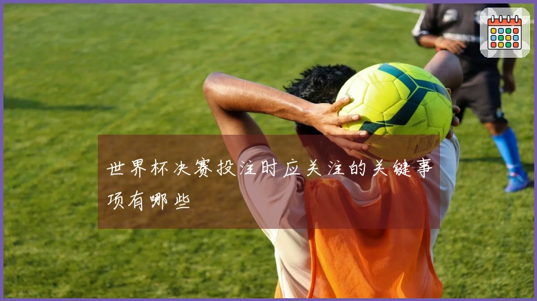 世界杯决赛投注时应关注的关键事项有哪些