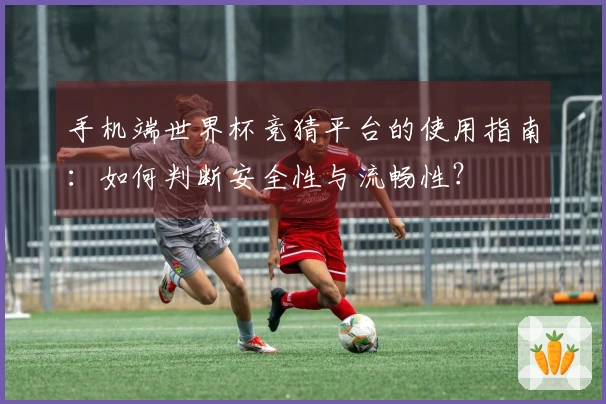 手机端世界杯竞猜平台的使用指南：如何判断安全性与流畅性？