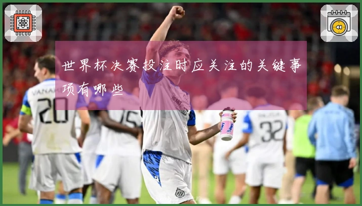 世界杯决赛投注时应关注的关键事项有哪些