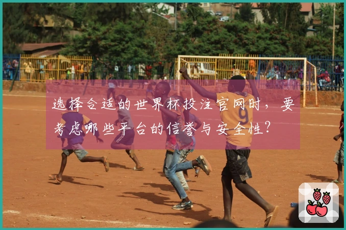 选择合适的世界杯投注官网时，要考虑哪些平台的信誉与安全性？